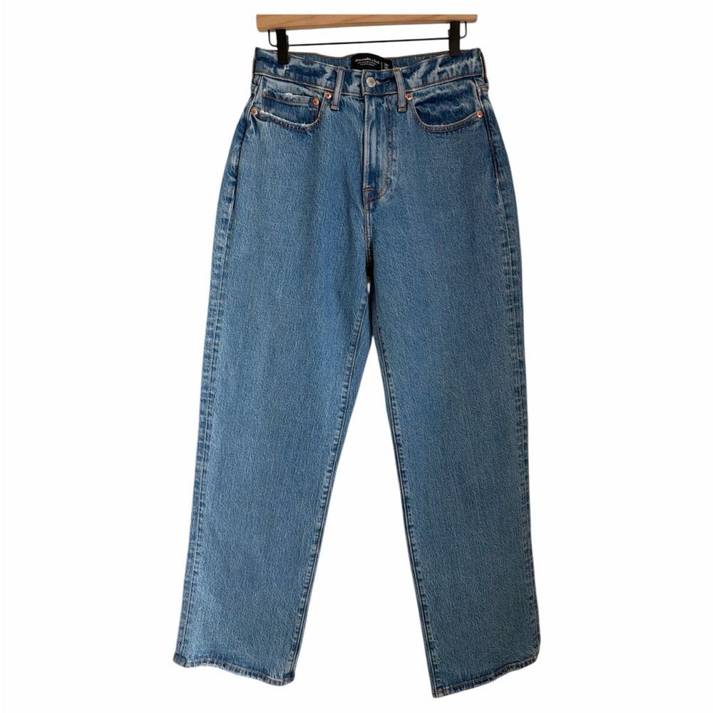 Abercrombie & Fitch Vintage Stretch Athletic Baggy Jeans Men’s 28x34 Light Wash